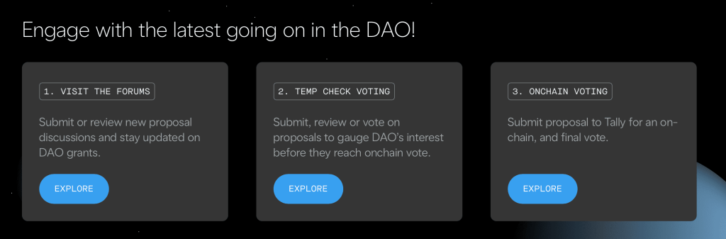 DAO na platformě Arbitrum