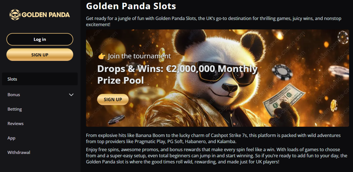 Golden Panda - prabangus kazino su rytietiška atmosfera ir lojalumo premijomis