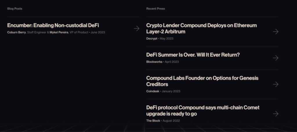 Novinky na platformě Compound