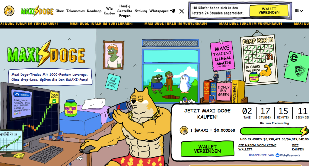 Maxi Doge Verkauft Den Gym-Bro-Trade Als Produktidee - Shiba Inu Prognose