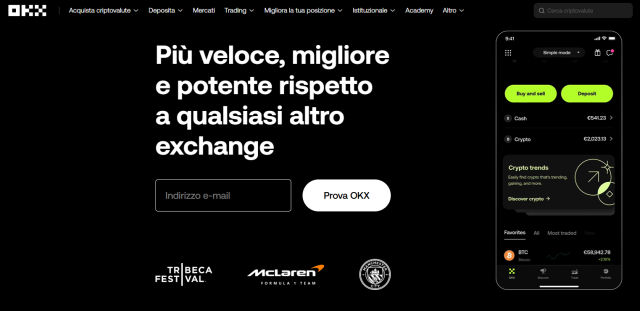 migliori exchange crypto - okx