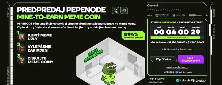 pepenode predpredaj top kryptomeny november
