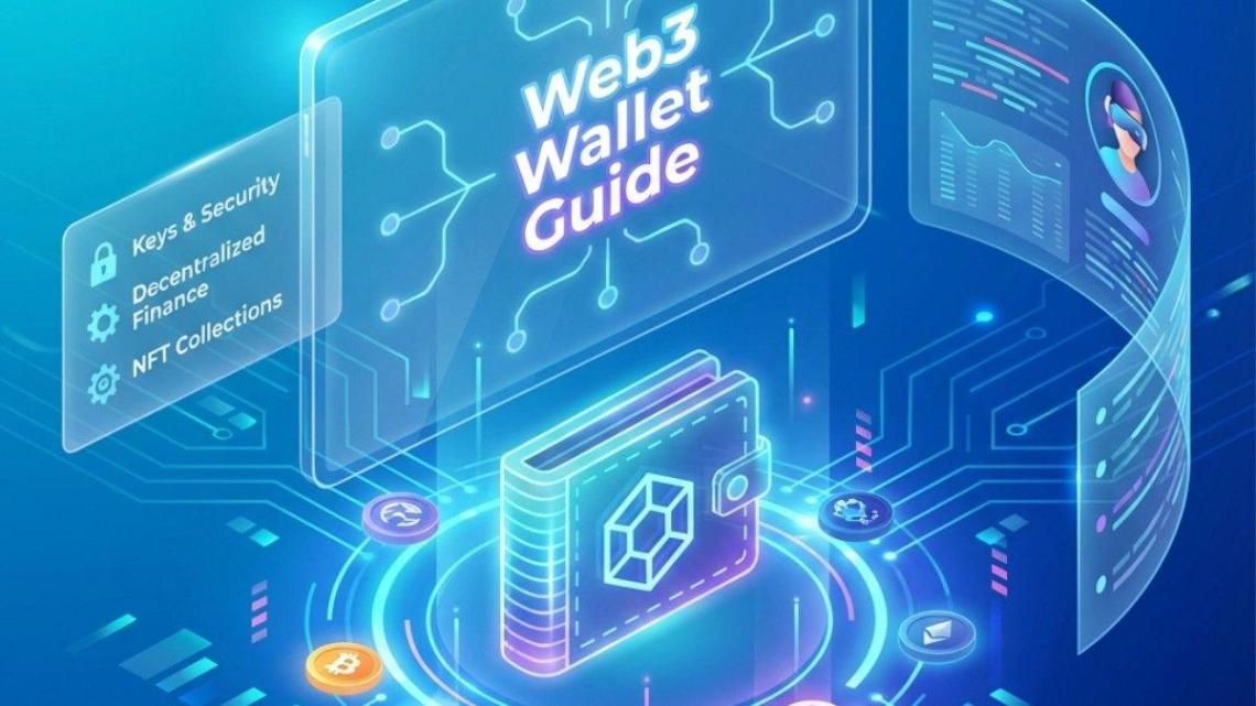 ภาพคำแนะนำกระเป๋าเงิน Web3 พร้อมดีไซน์ล้ำสมัยและสีสันสดใส 2025-11-25