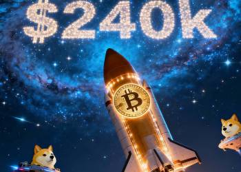 ภาพ Bitcoin พุ่งสู่เป้าหมาย $240,000 พร้อมกับเหรียญมีม Maxi Doge ที่ตามมา
