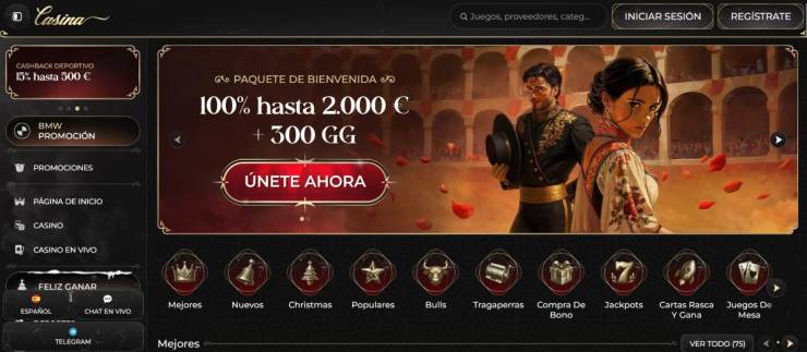 Casina es el mejor casino online del momento
