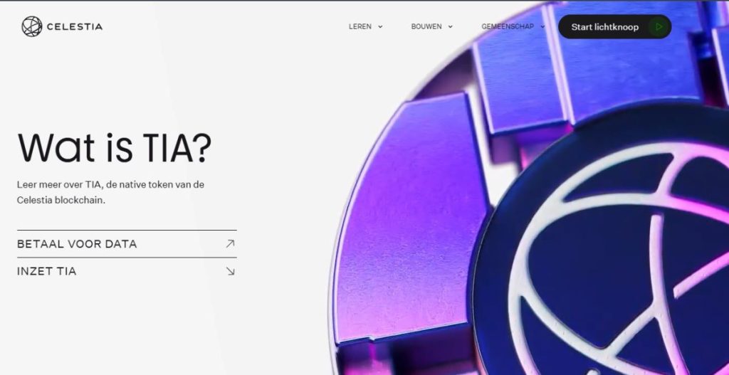 Celestia als crypto met potentie binnen infrastructuur