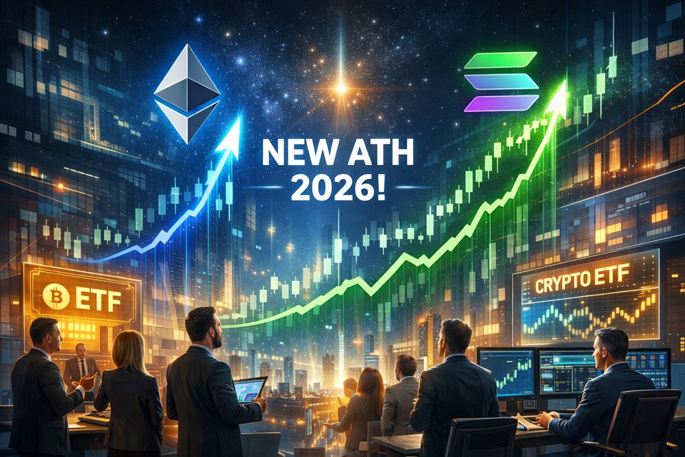 Ethereum en Solana naar nieuwe ATH in 2026