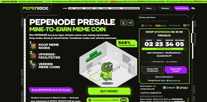 Pepenode-presale speculatieve hefboom naast XRP en stablecoin-verhaal