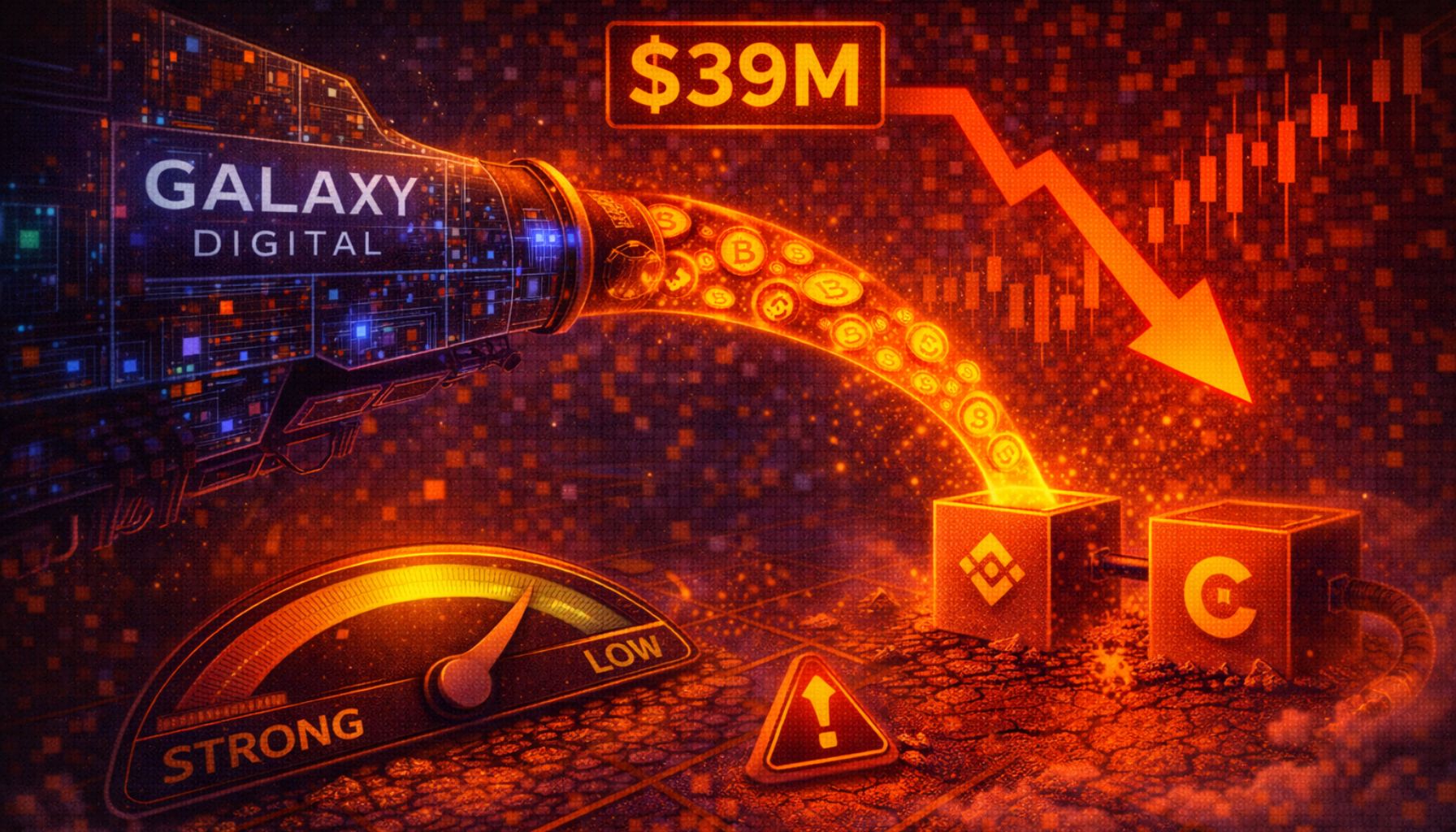 Galaxy Digital Moves $39M In Bitcoin To Exchanges, Signaling Potential Sell-Off