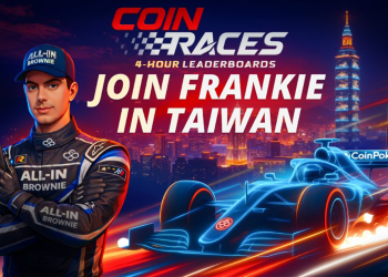 coinpoker coinraices race to taiwan