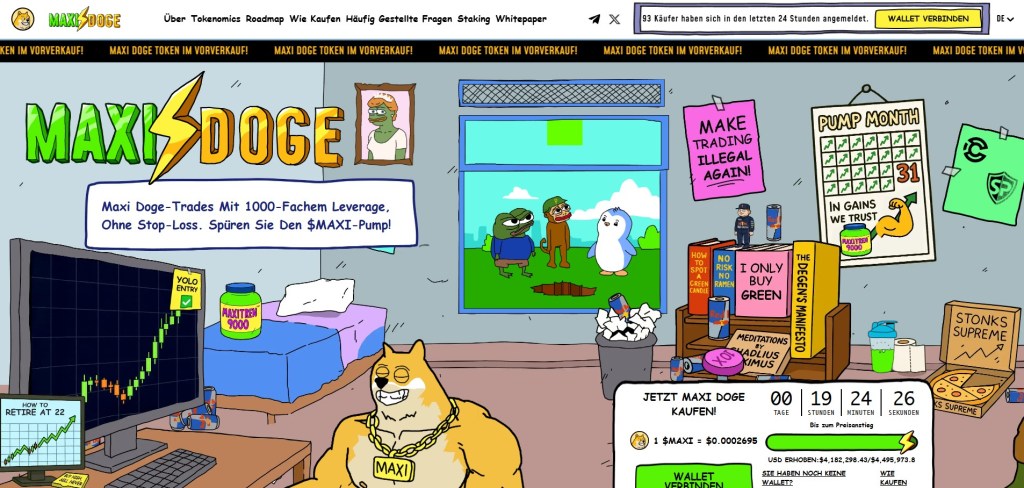 Maxi Doge (MAXI) Presale: Klarer Entry, klare Zahlen