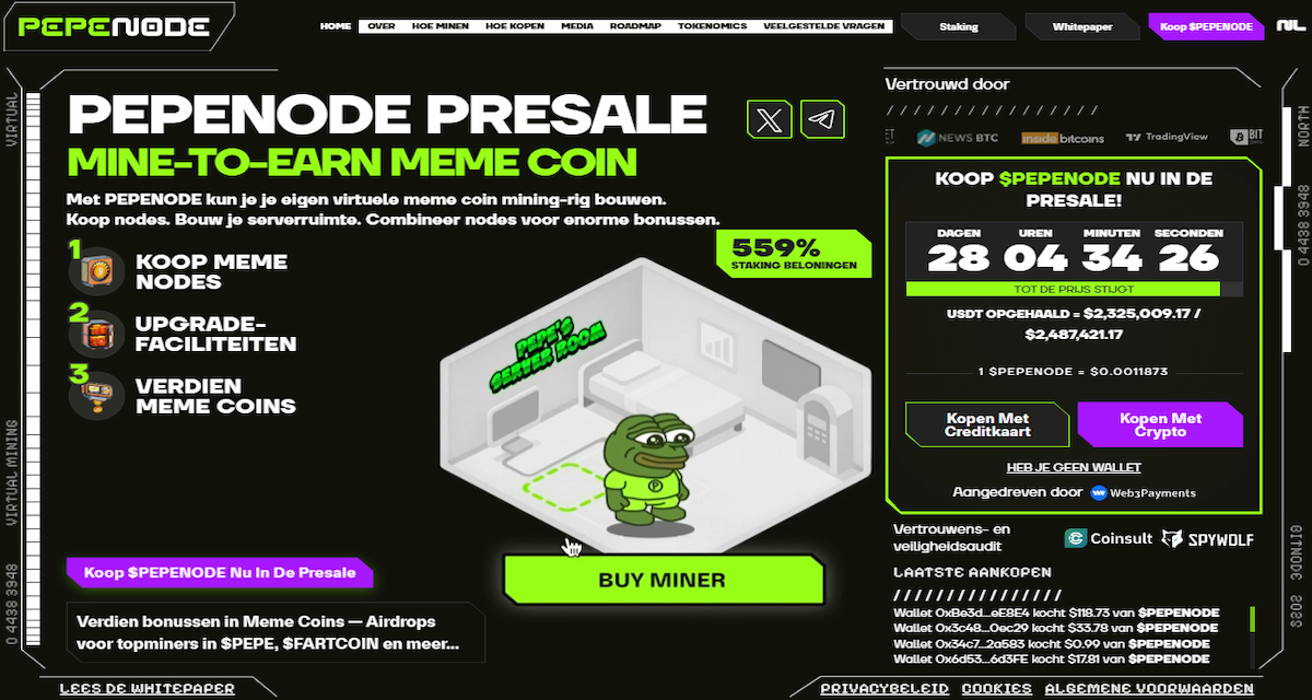 Altseason kansen buiten ETH: Pepenode presale in de spotlight