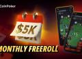 El Mobile Monthly Freeroll de CoinPoker tendrá lugar el 30 de enero