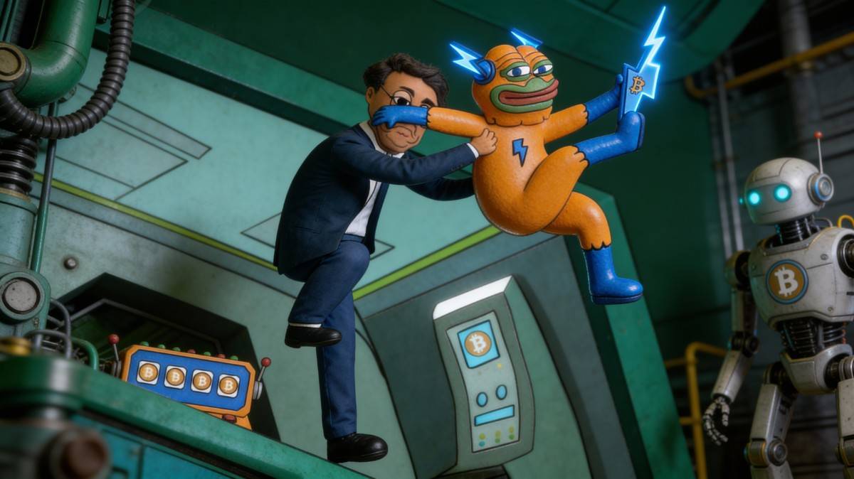 มาสคอต Bitcoin Hyper ท่ามกลางระบบแมชชีนคริปโต