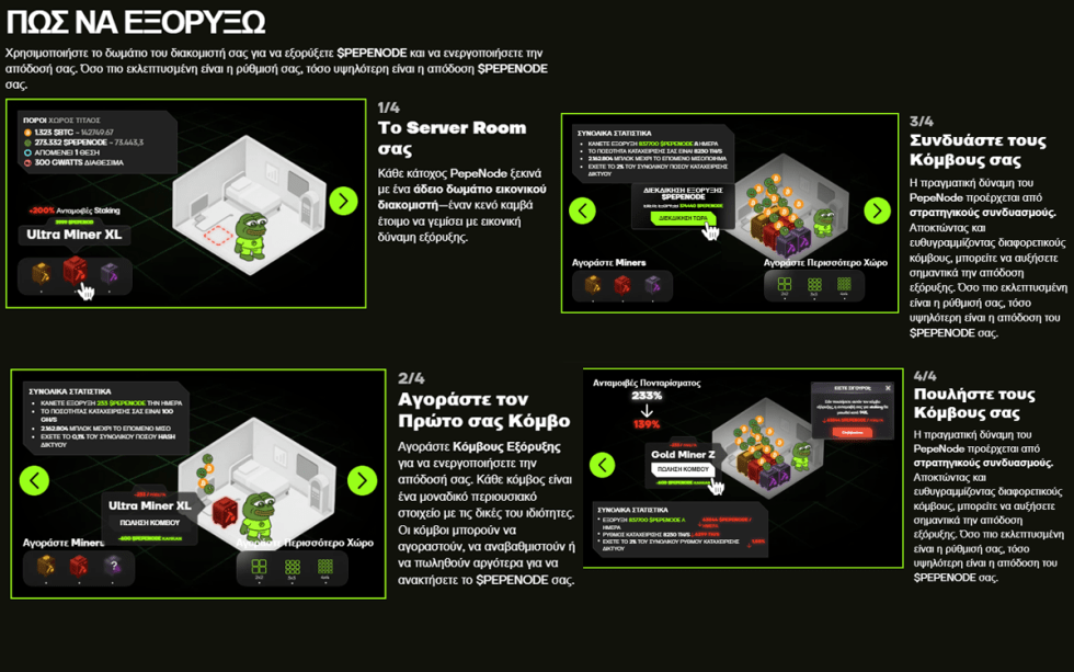 Mine to earn system crypto παιχνίδι