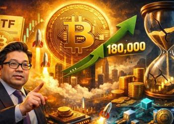 Tom Lee Voorspelt $180.000 Bitcoin Koers Over 18 Dagen - 4 Jarige Crypto Cycle Gebroken