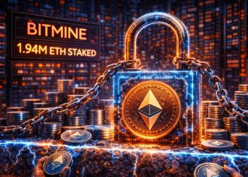 Institutional-Scale Ethereum Lockup: Bitmine Crosses 1.94M ETH Staked Mark