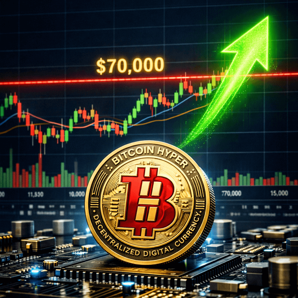 Bitcoin Hovers Below $70K - Breakout Soon or is $HYPER a Safer Bet?