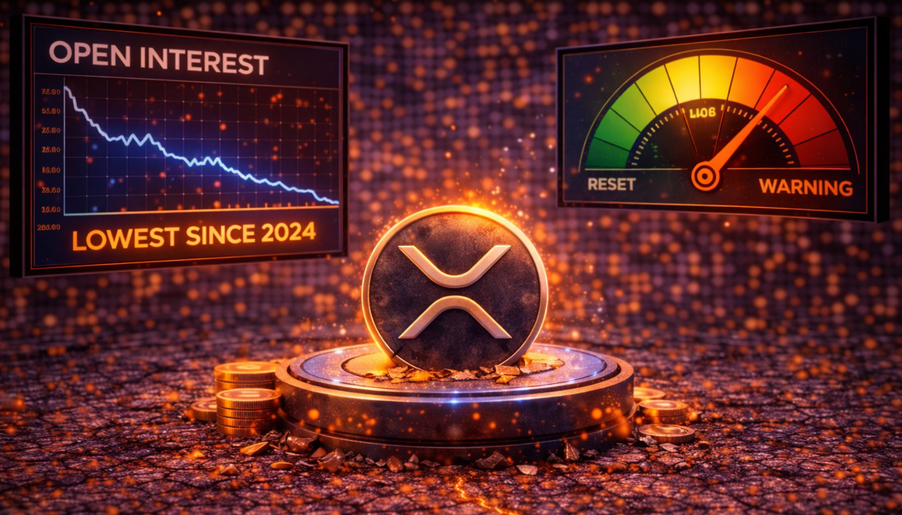 XRP Open Interest Falls to Lowest Level Since 2024: Market Reset Or Warning Signal?