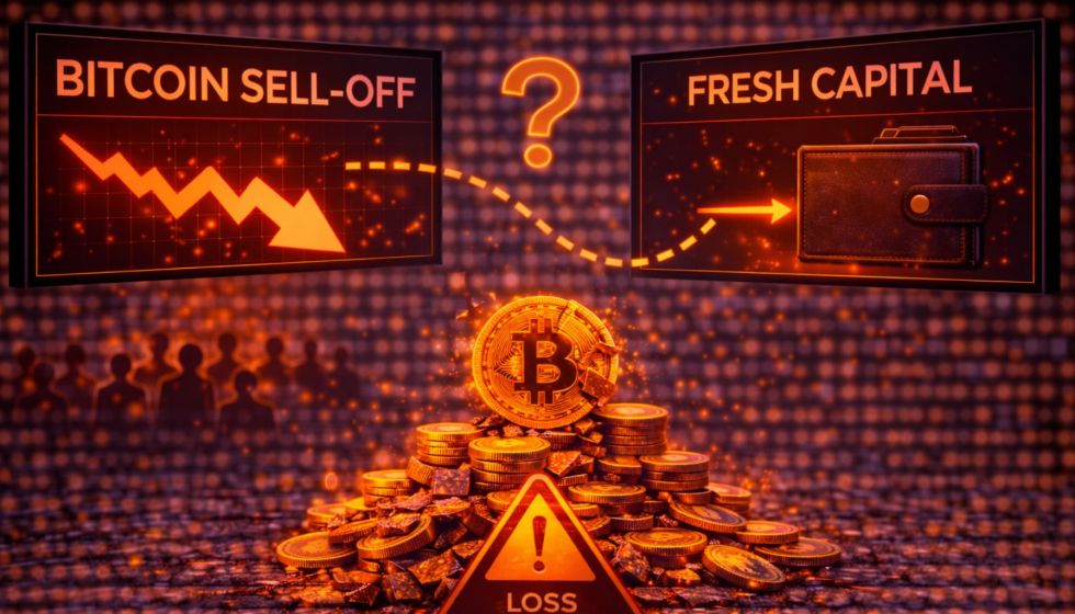 Bitcoin Sell-Off Goes Largely Unabsorbed: Fresh Capital Is Missing