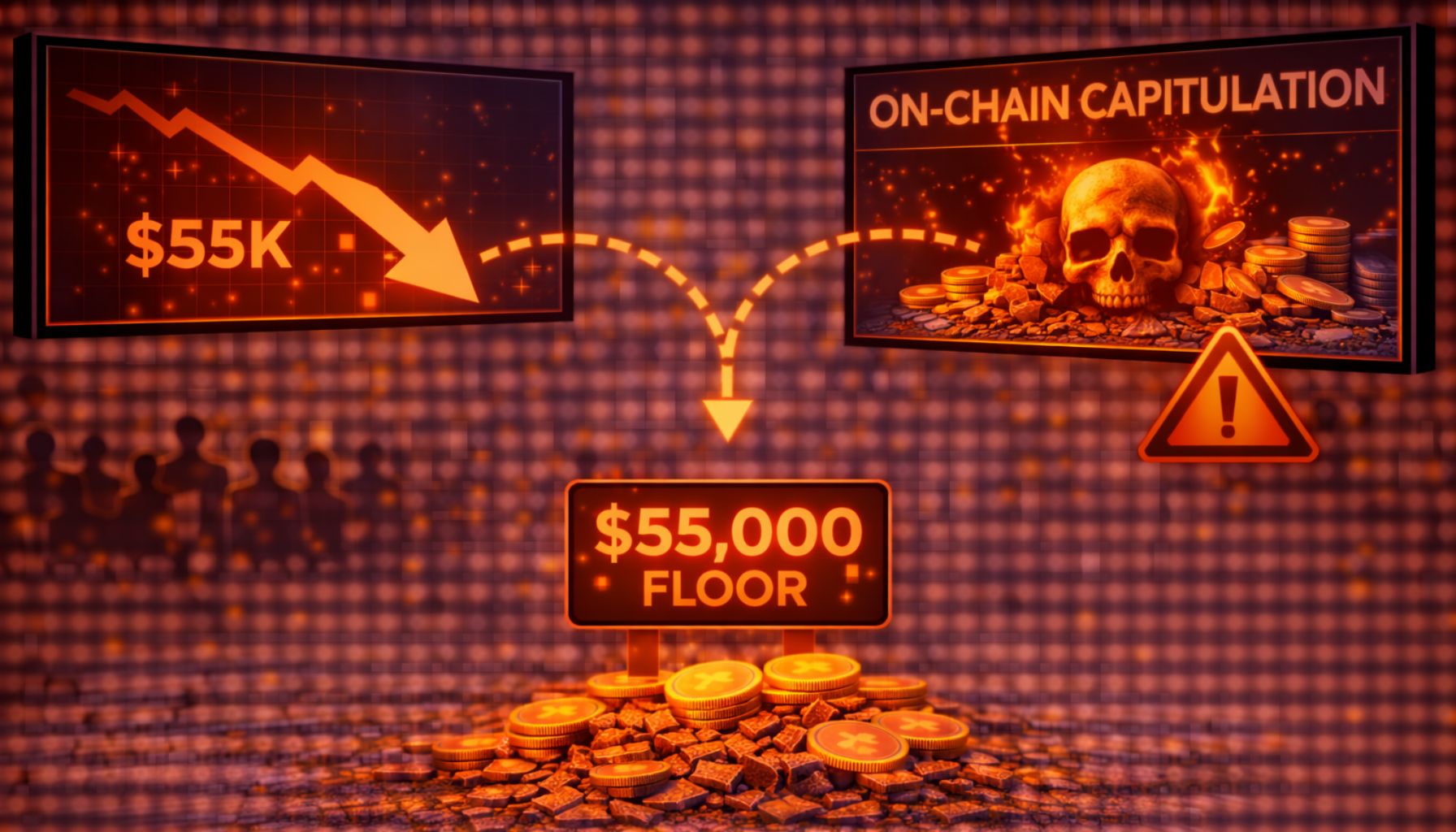 Bitcoin Stares Down the $55,000 Floor: The Last Bastion Before On-Chain Capitulation