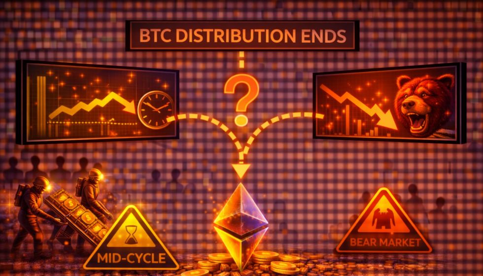 Bitcoin Distribution Ends: Mid-Cycle Pause Or Start Of A Longer Bear Market?