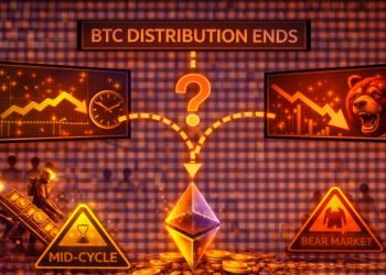 Bitcoin Distribution Ends: Mid-Cycle Pause Or Start Of A Longer Bear Market?