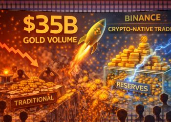 Binance Surpasses $35B In Gold Volume As Crypto-Native Traders Disrupt Traditional Commodity Desks