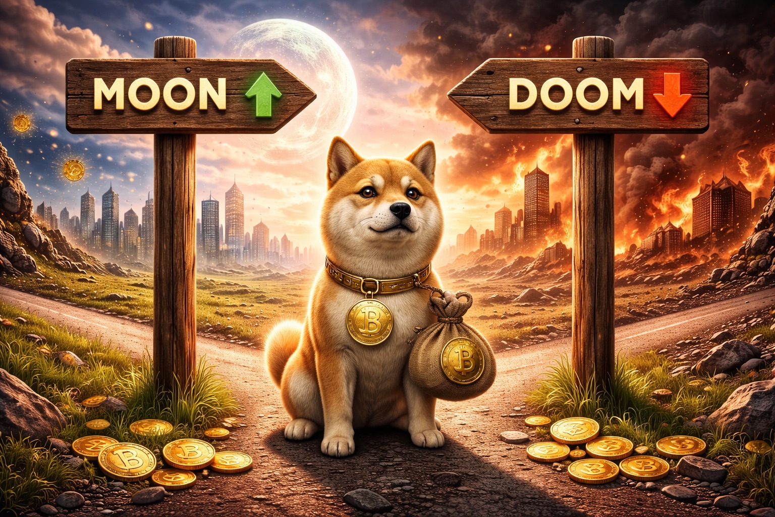 Doge at the crossroads of fate 2