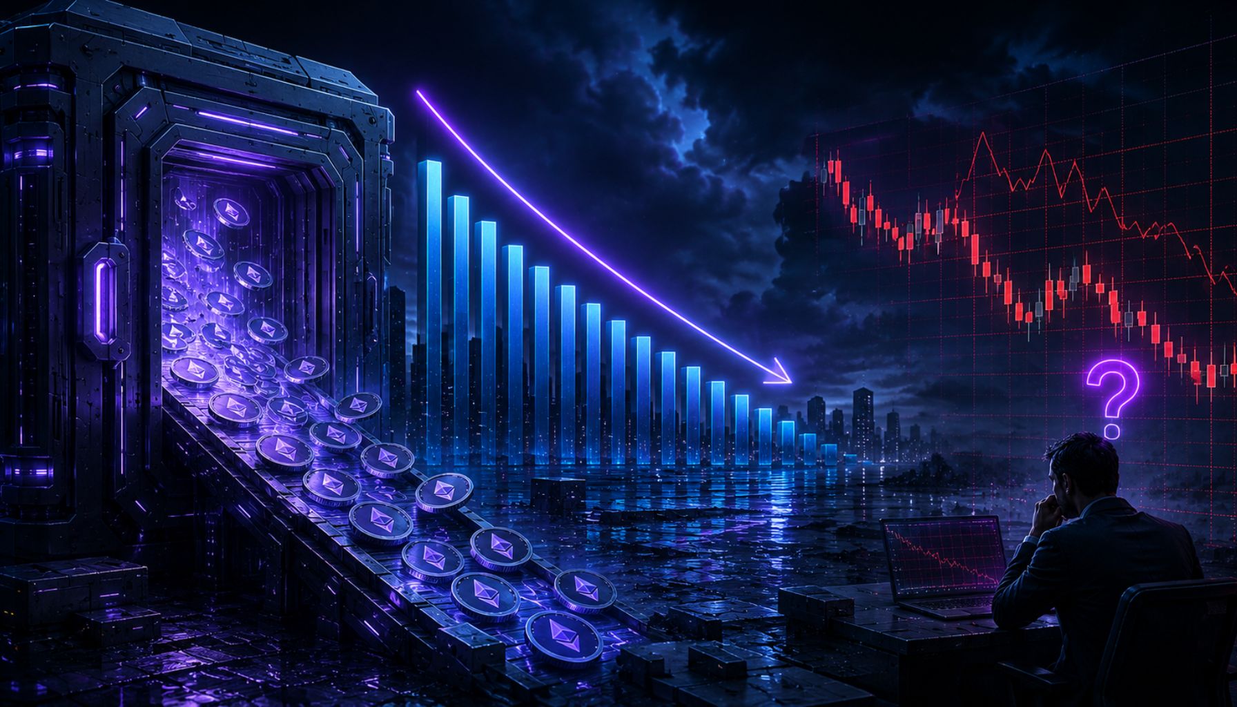 Ethereum Exchange Supply Keeps Falling – So Why Isn't Price Rising?