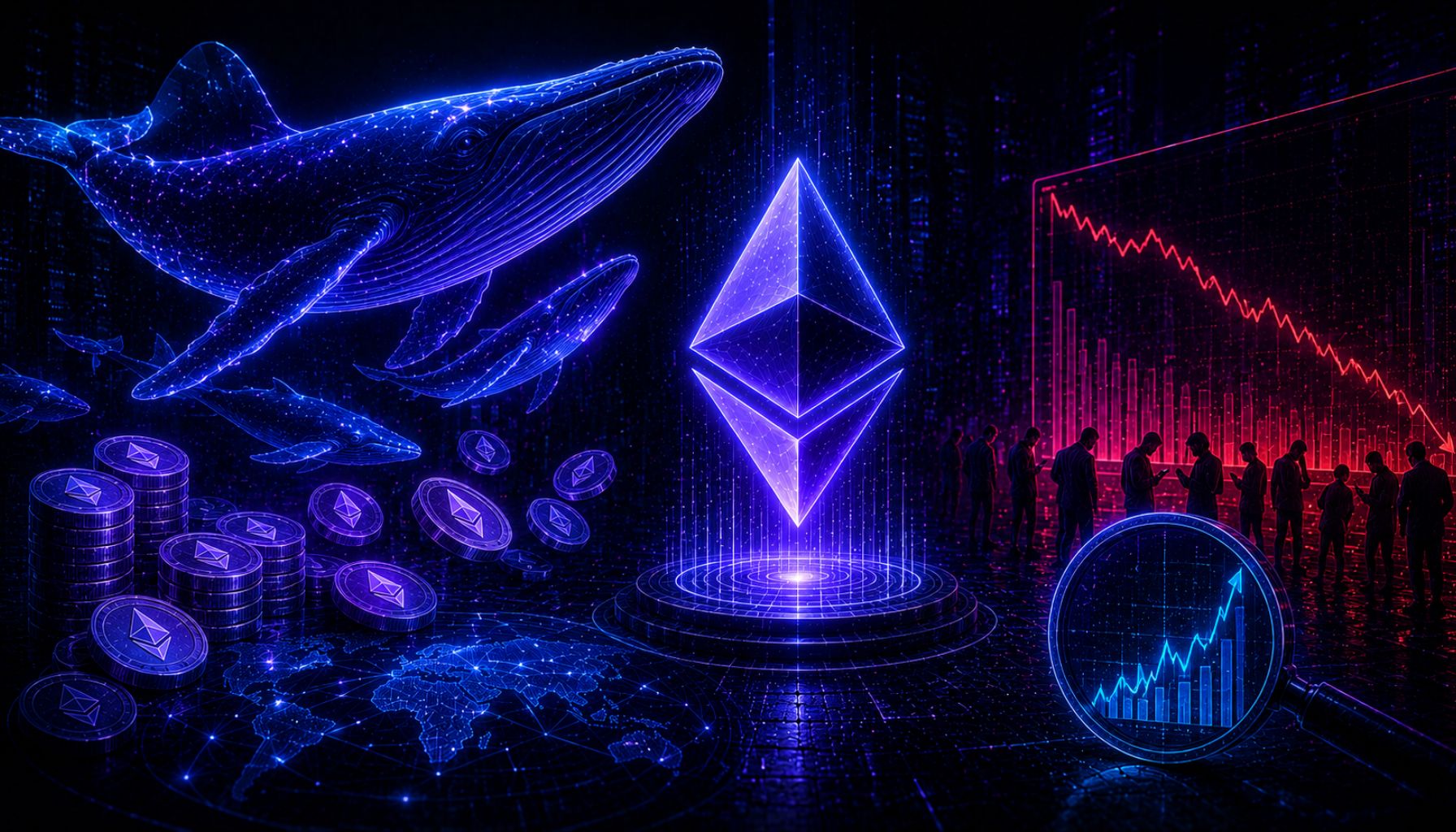 Ethereum Whales Stay Active As Retail Participation Collapses – History Offers A Clue